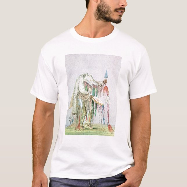 Camiseta Homem de medicina Blackfoot (Frente)