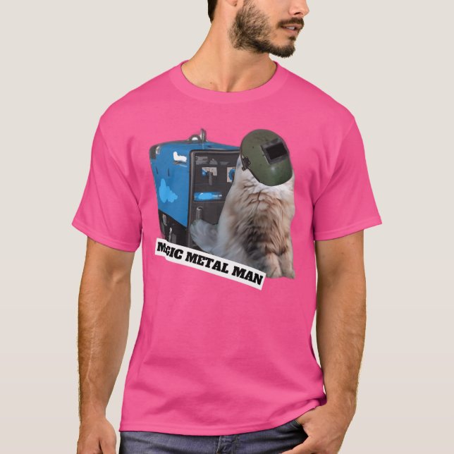 Camiseta Homem de Metal Mágico (Frente)