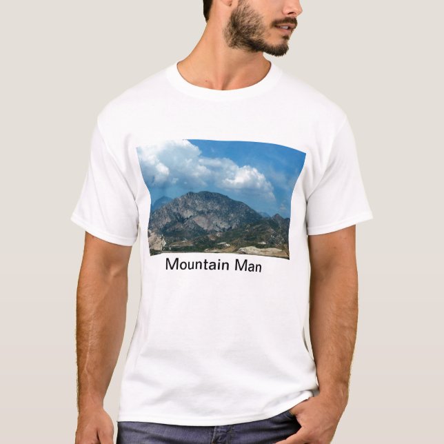 Camiseta Homem de montanha (Frente)