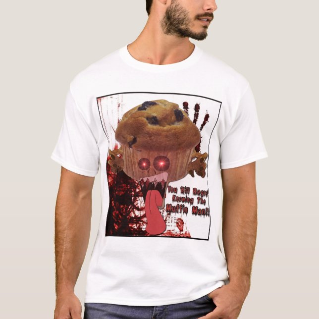 Camiseta Homem de muffin (Frente)