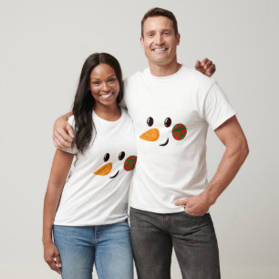 Camiseta Homem de Neve Retro Masculino