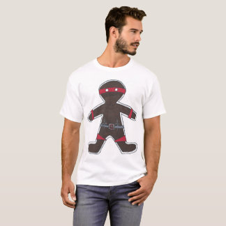 Camiseta Homem de Ninjabread (vermelho)