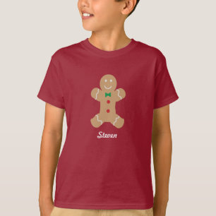 Camiseta Homem de pão-de-espécie com nome