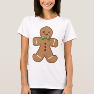 Camiseta Homem de pão-de-espécie de Kawaii