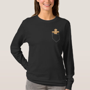 Camiseta Homem de Pão de Mel Bolso Biscoitos de Pão de Mel