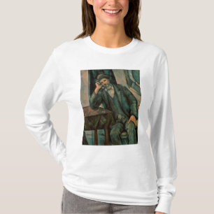 Camiseta Homem de Paul Cezanne   que fuma uma tubulação