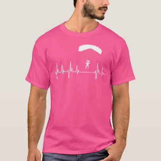 Camiseta Homem de Pulsação de Paraquedas