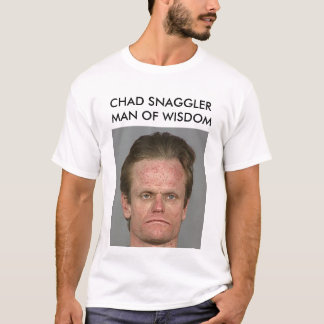 CAMISETA HOMEM DE REPÚBLICA DO TCHAD SNAGGLER DA SABEDORIA