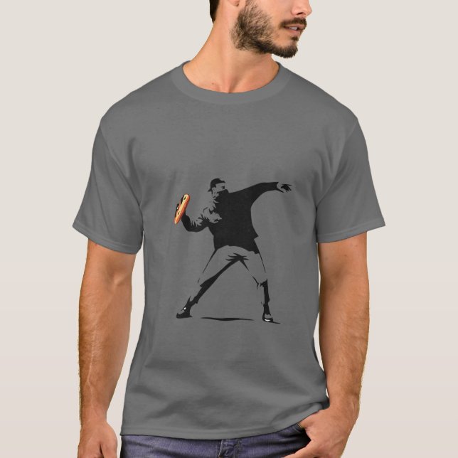 Camiseta Homem de Sanduíche Grátis em D.C. – Protesto de Ar (Frente)