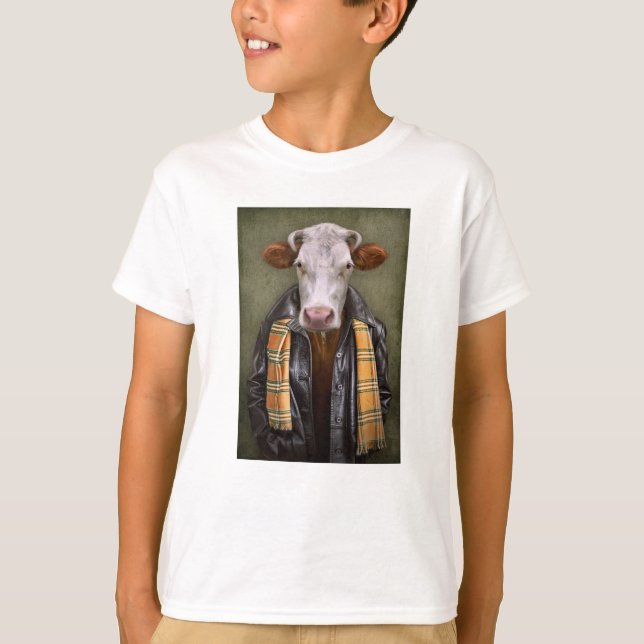 Camiseta Homem de vaca (Frente)
