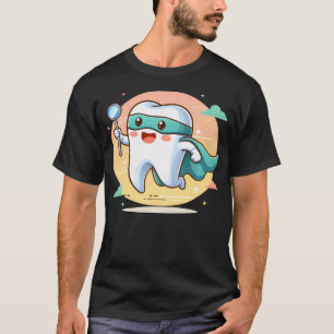 Camiseta Homem-Dente Super Hero Dentista Bonito