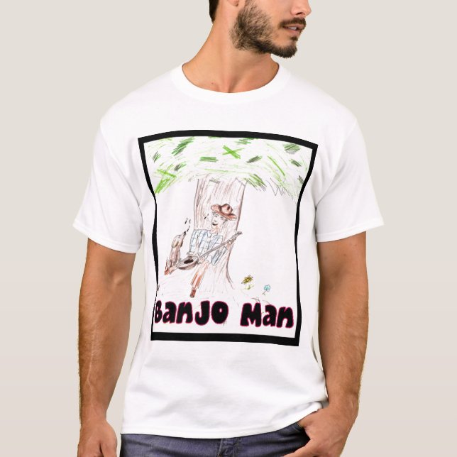 Camiseta Homem do banjo (Frente)