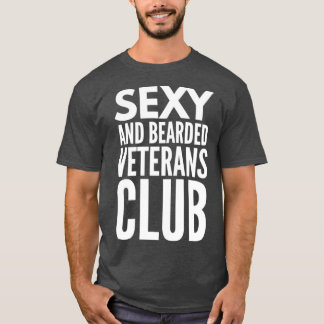 Camiseta Homem do clube veterano barbudo