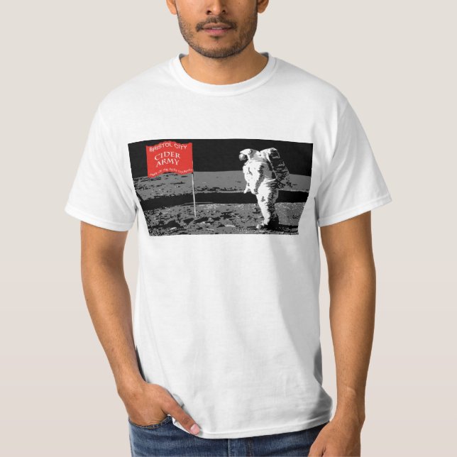 Camiseta Homem do exército da cidra da cidade de Bristol na (Frente)