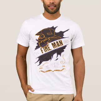 Camiseta HOMEM do FOGO - design exclusivo