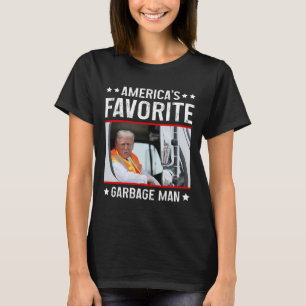 Camiseta Homem do Garge Favorito da América Engraçado Camin