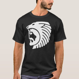 Camiseta Homem do leão, design grego do alivio