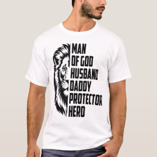 Camiseta Homem Do Marido De Leão De Deus