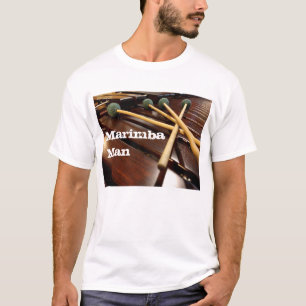 Camiseta Homem do Marimba de quatro malhos