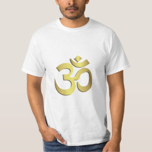Camiseta Homem do símbolo da ioga do OM (Aum) Namaste
