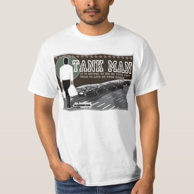 Camiseta homem do tanque (Frente)