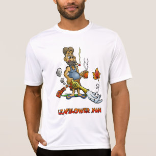 Camiseta Homem do ventilador de folha!
