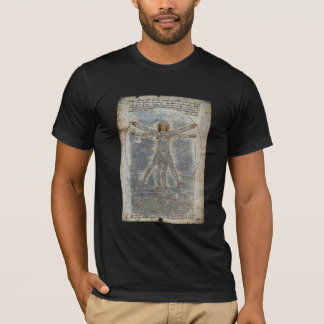 Camiseta Homem do Vitruvian de da Vinci