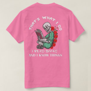 Camiseta Homem e Professor É isso que eu leio livro