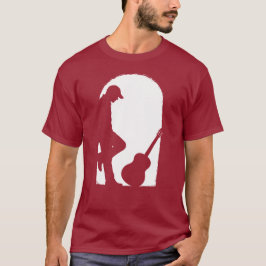 Camiseta Homem e Violão