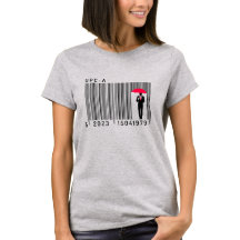 Homem Elegante segurando um código de barras guard