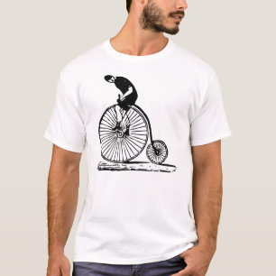 Camiseta Homem em uma Fazenda Penny - Preto