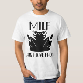 Camiseta Homem Engraçado Adoro Sapos Mulheres Homens Bonito
