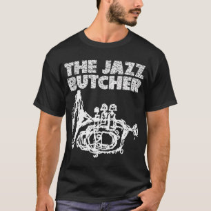 Camiseta Homem Engraçado O Gráfico do Jazz Butcher