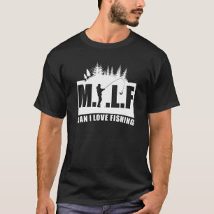 Camiseta Homem Eu Amo Pescar Pescador Homens Mulheres
