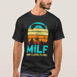 Camiseta Homem Eu Amo Voar Paramotor Piloto Paramotoring