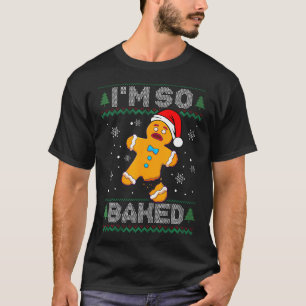 Camiseta HOMEM Eu Estou Tão Assado Biscoito De Gengibre Nat