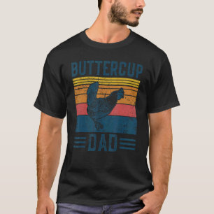 Camiseta Homem Fazendo Criação de Galinhas Vintage Buttercu