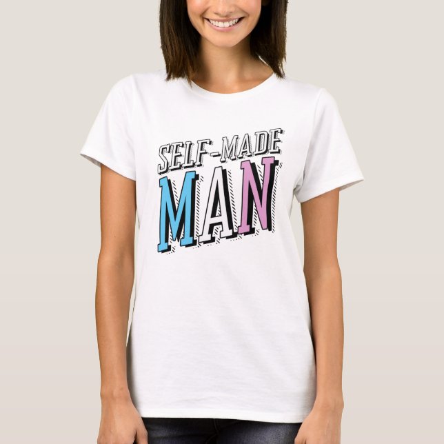 Camiseta Homem Feito à Mão (Frente)