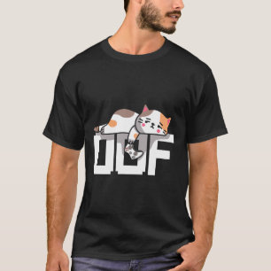 Camiseta Homem Gato Gamer Meme Noob Cultura da Internet Oof