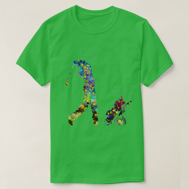 Camiseta Homem-Golfista (Frente do Design)