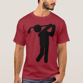 Camiseta Homem Golfista - Símbolo Golfe