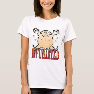 Camiseta Homem gordo enfurecido