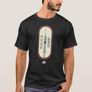 Camiseta Homem gráfico original de emergência Rainbow