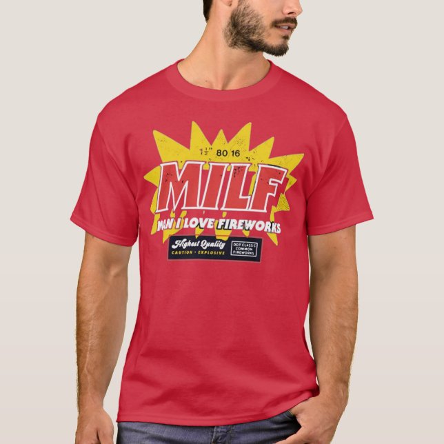 Camiseta Homem I Love Fireworks (Frente)