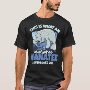 Camiseta Homem Incrível Peixe-boi Vaca Marinha Animal Marin