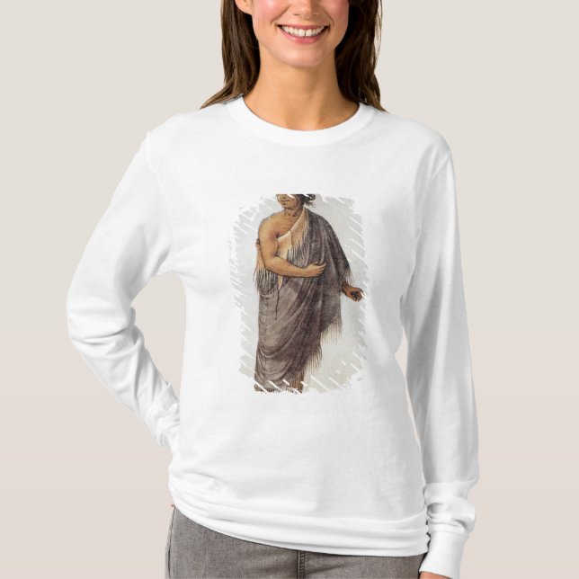 Camiseta Homem indiano idoso (Frente)