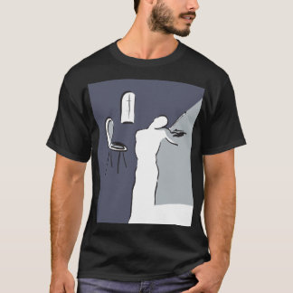 Camiseta Homem Jogando Violino