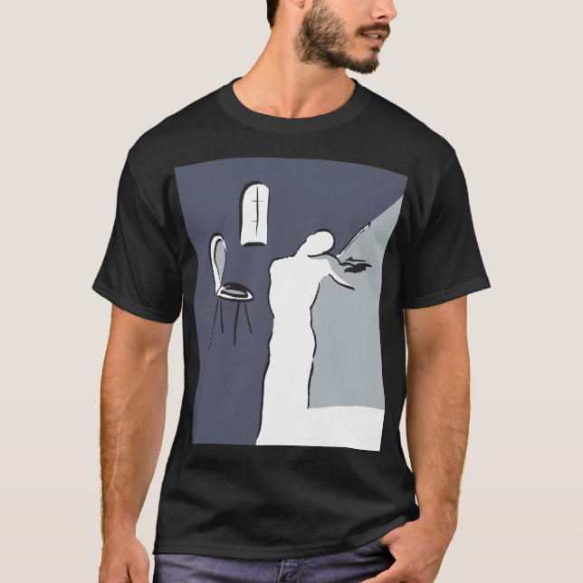 Camiseta Homem Jogando Violino (Frente)