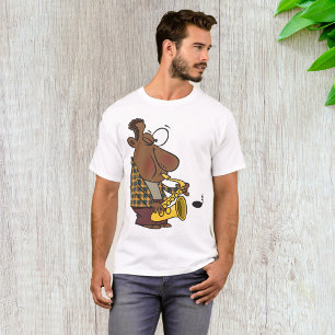 Camiseta Homem Legal do Jazz Tocando Saxofone
