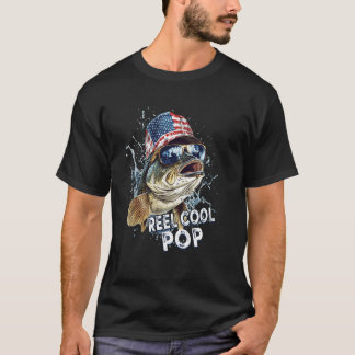 Camiseta Homem Legal Legal Pop Bandeira Americana Pescaria